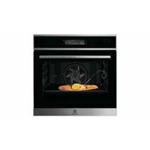 Electrolux EOC9P31WX SteamCrisp beépíthető gőzsütő, WIFI, maghőmérő, pirolitikus tisztítás, beprogramozott receptek, LCD kijelző