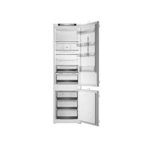 Whirlpool WHK2 5324 B6E Beépíthető kombinált hűtő 300L (224/76l ),C , Elektronikus vezérlés WIFI+BLE támogatás, Adaptív hűtés akár 20%-os energiamegtakarítással, Metal Multiflow, csúszópántos zsanér (sliding), inverter kompresszor, 10 év kompresszor garan