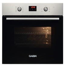 Gaba sütő és kerámia főzőlap szett, inox szín