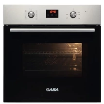 Gaba GMO-70-9CX  Beépíthető Elektromos Sütő, 70 L, 9 Funkció, Hőlégbefúvás, Piros Kijelző, Inox