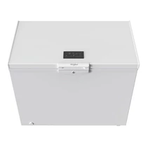 WHIRLPOOL W3RHS30EW Fagyasztóláda, E , 308L , 6. Érzék szenzortechnológia, FreezerGuard technológia (-15°C külső hőmérsékletig működőképes),  LED kijelző, állítható hőmérséklet -25°C- +6°C (hűtőszekrénnyé alakítható), zárható