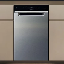 Whirlpool WH3UC10BS7A0X Pult alá építhető keskeny mosogatógép, "C" , 10 teríték, PowerClean, 8,7 l,  6.Érzék
 43/41 dBA