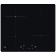 Whirlpool WSQ3560CPNE központi érintőszenzor vezérlésű indukciós főzőlap, 60 cm, Clean Protect felület 4 főzőzóna, 6. Érzék automatikus funkciók, Booster 4 zónához, Power Management