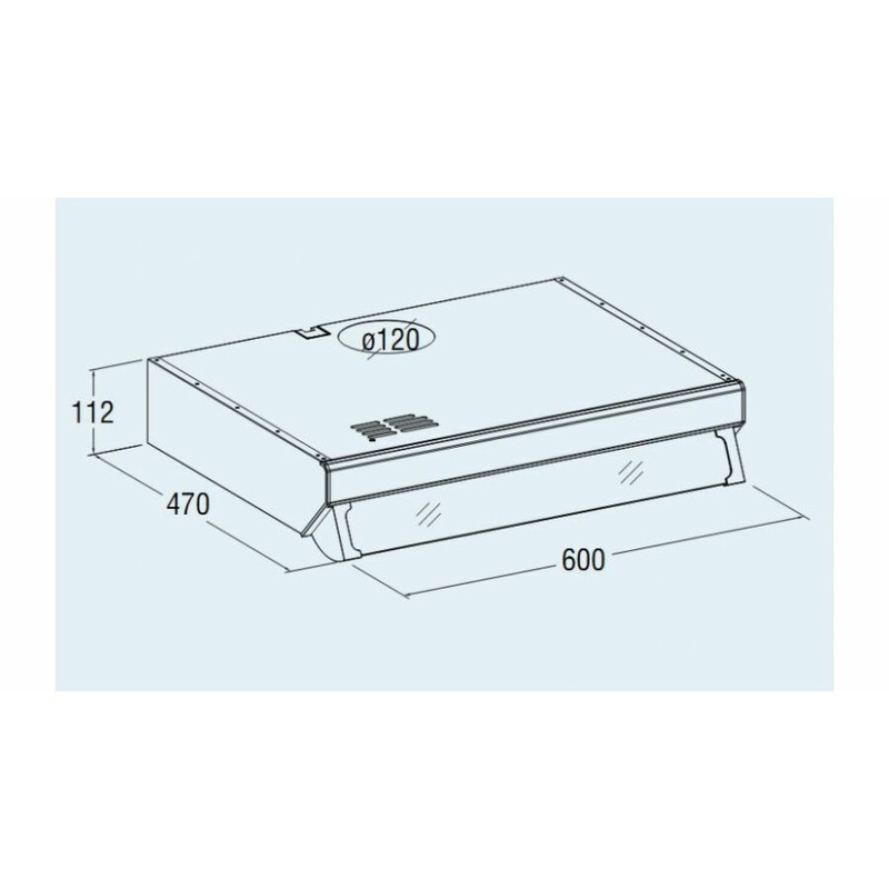 Cata F-2050 WH/L fehér standard páraelszívó Cata F-2050 WH/L fehér standard páraelszívó