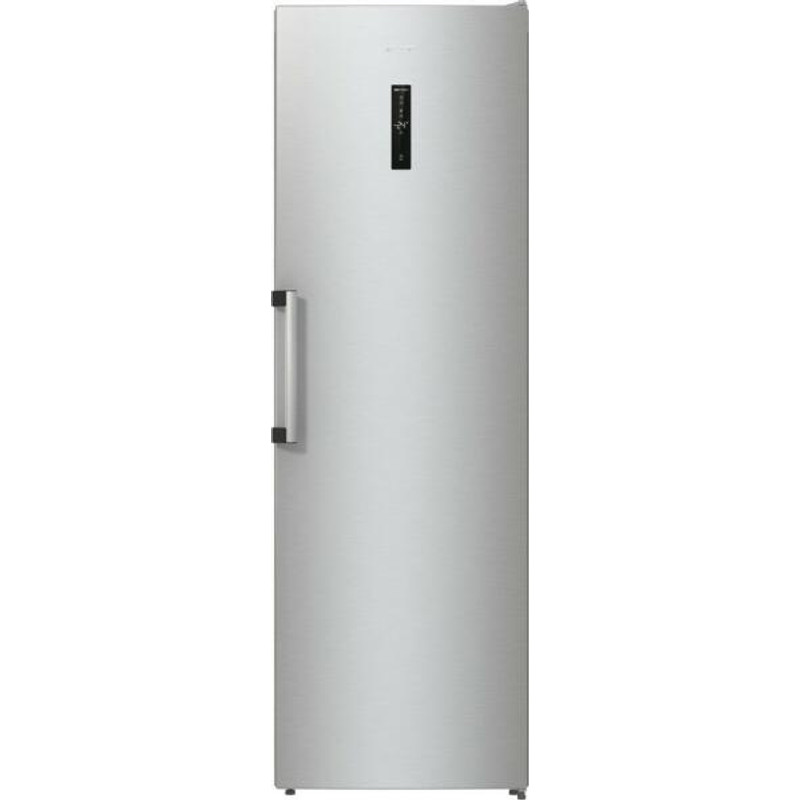 Gorenje FN619DAXL6 szabadonálló fagyasztószekrény, NoFrost, külső LED kijelző, inverter kompresszor, FreezeProtect, inox