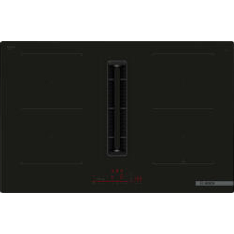 Bosch PVQ811H26E Indukciós üvegkerámia főzőlap beépített páraelszívóval - Serie6 - 80cm - Keret nélküli kivitel