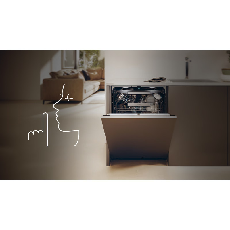 HAIER XS 4A4M4BB teljesen beépíthető mosogatógép Biovitae fertőtlenítő és szagtalanító rendszerrel
