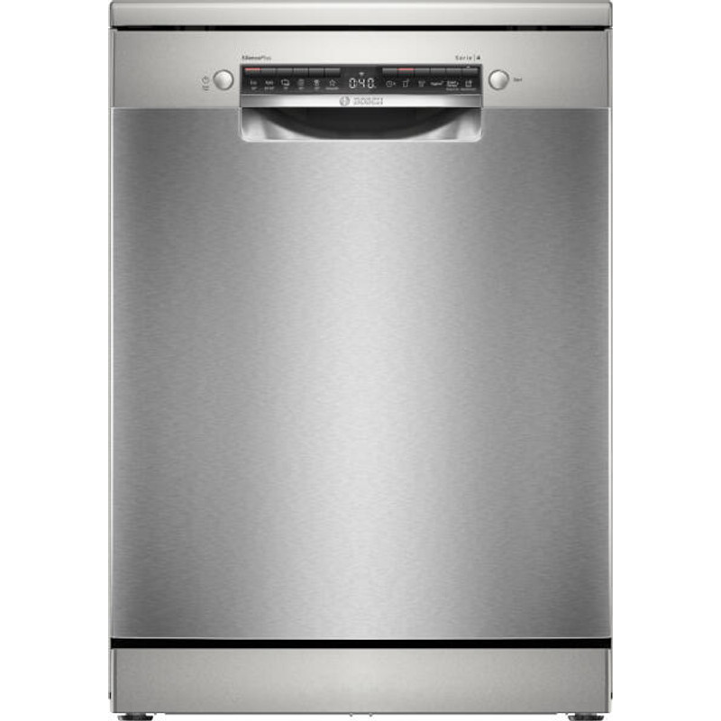 Bosch SMS4EVI08E Szabadonálló Mosogatógép - Serie 4 - Nemesacél - 14 teríték - 6 program Bosch SMS4EVI08E Szabadonálló Mosogatógép - Serie 4 - Nemesacél - 14 teríték - 6 program