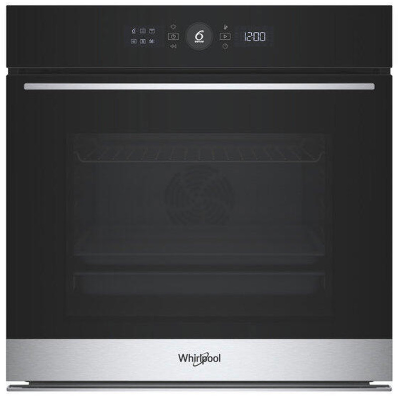 Whirlpool WOI5S8HM1SXA Beépíthető Sütő inox, finoman csukódó sütőajtó, MF8, SmartClean (hidrolitikus) sütőtisztítás, "A+", Airfry, HH Pizza, Steam+, teleszkópos sütősín,73 liter Whirlpool WOI5S8HM1SXA Beépíthető Sütő inox, finoman csukódó sütőajtó, MF8, SmartClean (hidrolitikus) sütőtisztítás, "A+", Airfry, HH Pizza, Steam+, teleszkópos sütősín,73 liter