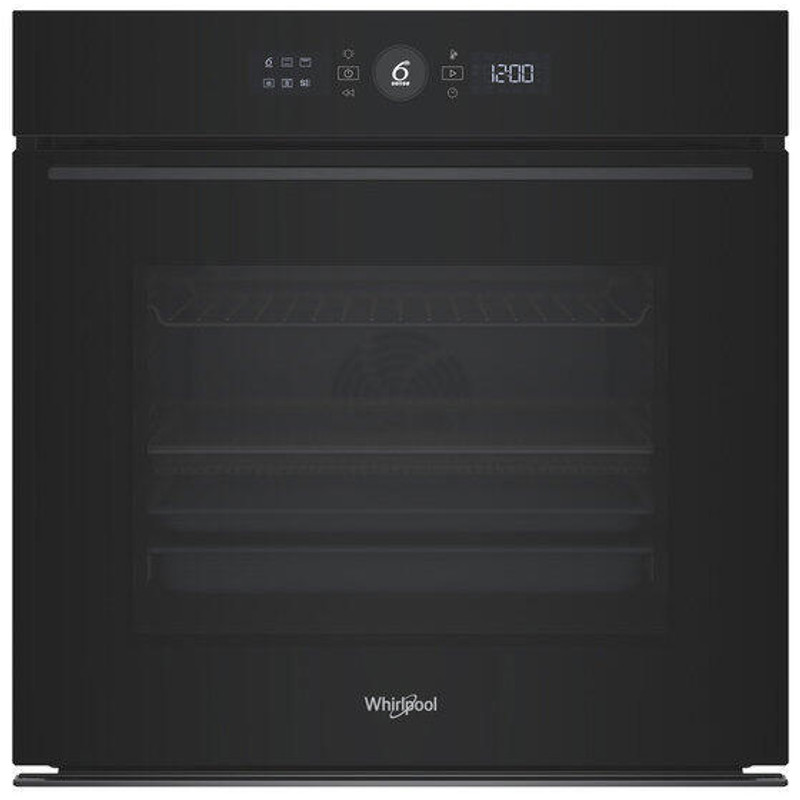 Whirlpool WOI5S8HM1SBA Fekete üveg, finoman csukódó sütőajtó , MF8, SmartClean (hidrolitikus) sütőtisztítás, "A+" teleszkópos sütősín, 73 liter Whirlpool WOI5S8HM1SBA Fekete üveg, finoman csukódó sütőajtó , MF8, SmartClean (hidrolitikus) sütőtisztítás, "A+" teleszkópos sütősín, 73 liter
