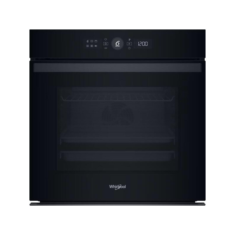 Whirlpool WOI4S8PM2SBA Beépíthető sütő, teleszkópos sütősín, fekete, 73 L, A+ energiaosztály
