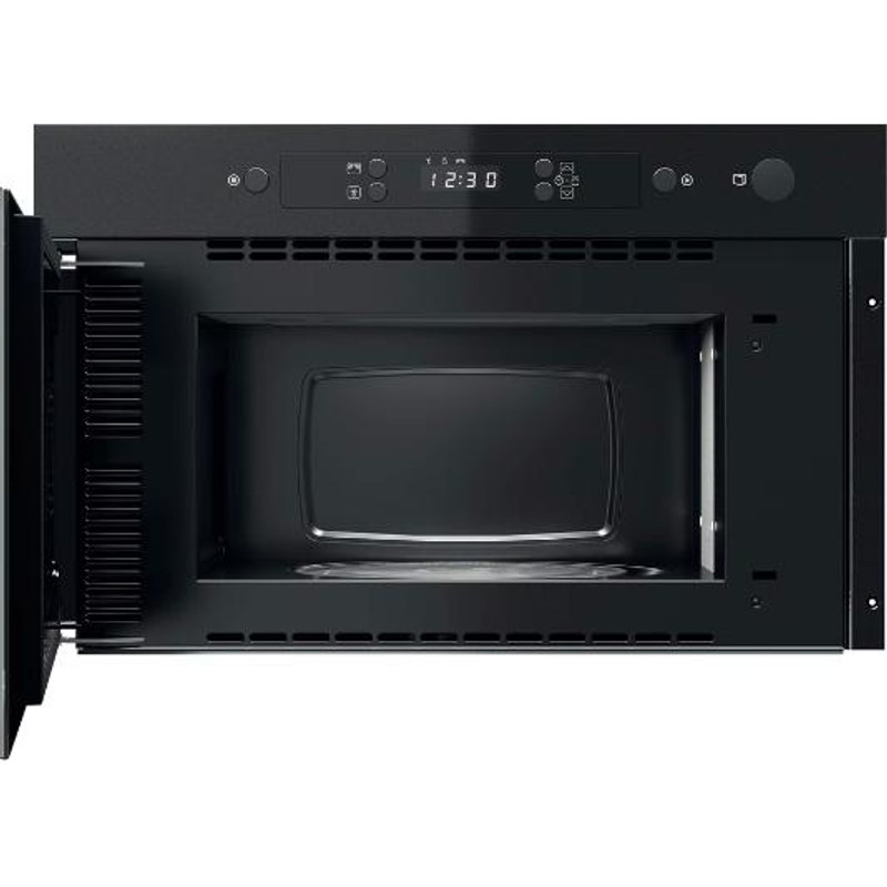 Whirlpool MBNA900B Fekete, 22 liter, beépíthető mikró, oldalra nyíló üvegajtó, digitális kijelző (fehér karakterszín) Whirlpool MBNA900B Fekete, 22 liter, beépíthető mikró, oldalra nyíló üvegajtó, digitális kijelző (fehér karakterszín)