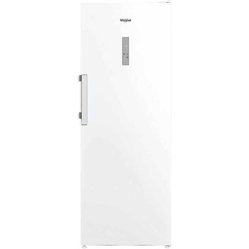 WHIRLPOOL WHFF6403W4E 70 cm széles Fagyasztószekrény NoFrost , E , 404L , fehér készülékszín, inverter kompresszor, digitális külső kijelző, állítható hőmérséklet -20°C- +4°C (hűtőszekrénnyé alakítható), 6 fagyasztófiók + 2 fagyasztó polc + 2 ajtórekesz,