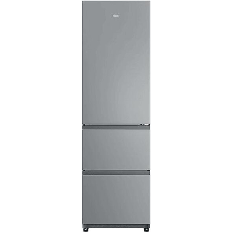 HAIER HTR3620ENMG No Frost Francia ajtós kombinált hűtőszekrény, 200 cm magas, 60 cm széles