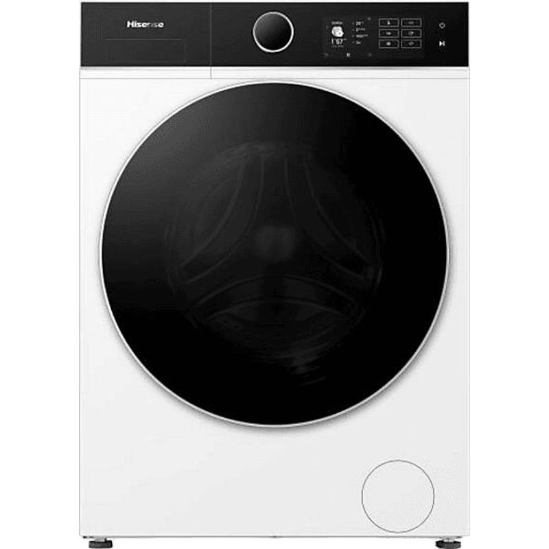 Hisense WF5i1045BWQ Mosógép, 10 kg / 63l, 1400 f, "A" , INVERTERES ,iPlay: színes TFT kijelző érintőgombokkal, 15 perces gyorsprogram, AutoDose - automata mosószer adagoló, PowerWash 49' perc, WIFI - ConnetLife képes, AddCloth - ruha hozz