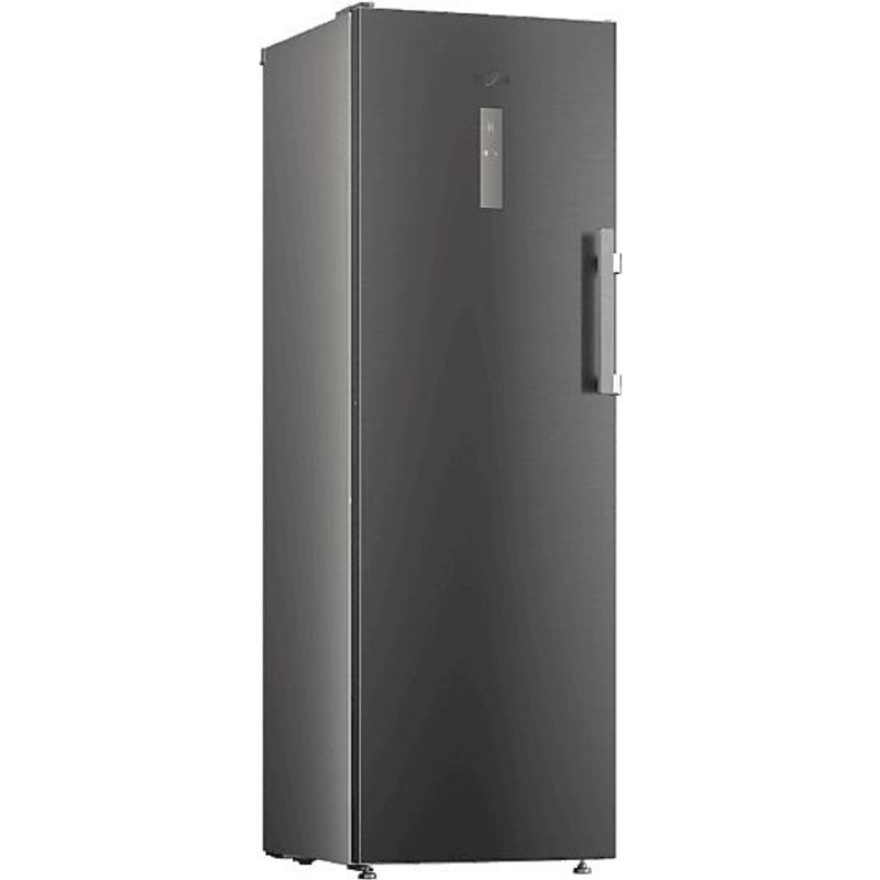WHIRLPOOL WHMFF6312XP4 Fagyasztószekrény NoFrost , E , 286L , Titanium Inox Look készülékszín, inverter kompresszor, digitális külső kijelző, 5 db fagyasztófiók + 3 fagyasztó polc + 2 ajtórekesz186.5x.59.7x70.9 cm