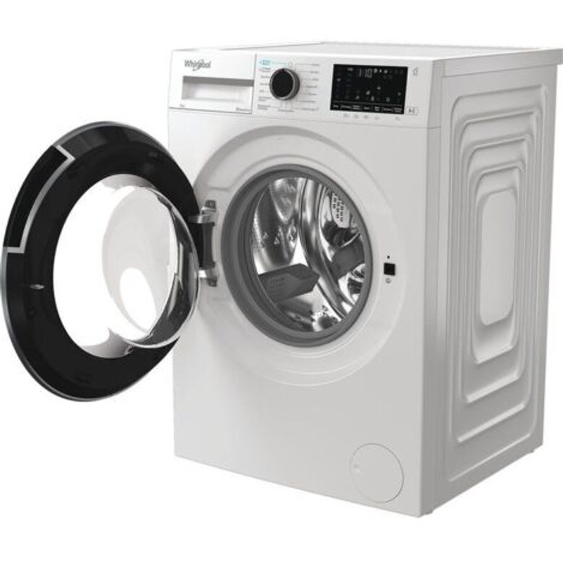 WHIRLPOOL WAM09WBEE Elöltöltős gőzfunkciós mosógép HomeWhiz távoli eléréssel, "A-30%"  1400 f, 10kg , csendes inverter motor , nagyméretű digitális kijelző, 6. Érzék funkció FreshCare+ .
