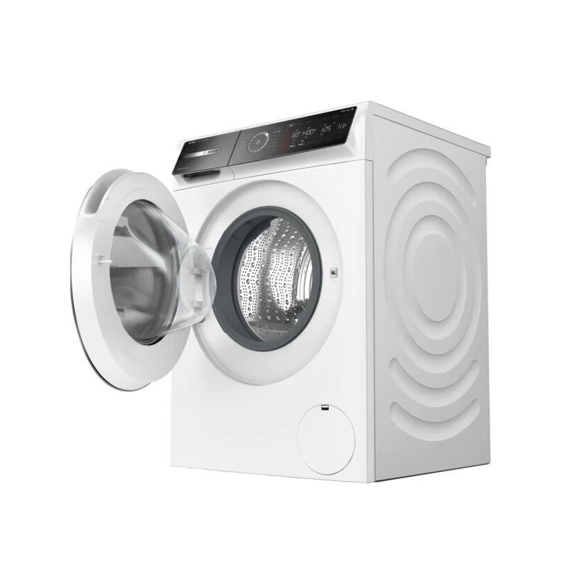 Bosch WGJ244A2BY Elöltöltős mosógép , Serie6 , Home Connect , i,DOS automatikus adagolás , IronAssist gőzprogram , 9 kg , A , 1400 f, Fekete,fehér ajtó , Döntött TouchControl kijelző , AntiStain foltprogramok , Vasaláskönnyítés Bosch WGJ244A2BY Elöltöltős mosógép , Serie6 , Home Connect , i,DOS automatikus adagolás , IronAssist gőzprogram , 9 kg , A , 1400 f, Fekete,fehér ajtó , Döntött TouchControl kijelző , AntiStain foltprogramok , Vasaláskönnyítés