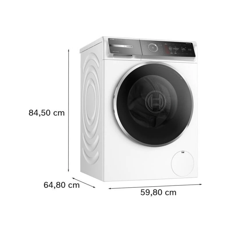Bosch WGJ244A2BY Elöltöltős mosógép , Serie6 , Home Connect , i,DOS automatikus adagolás , IronAssist gőzprogram , 9 kg , A , 1400 f, Fekete,fehér ajtó , Döntött TouchControl kijelző , AntiStain foltprogramok , Vasaláskönnyítés Bosch WGJ244A2BY Elöltöltős mosógép , Serie6 , Home Connect , i,DOS automatikus adagolás , IronAssist gőzprogram , 9 kg , A , 1400 f, Fekete,fehér ajtó , Döntött TouchControl kijelző , AntiStain foltprogramok , Vasaláskönnyítés