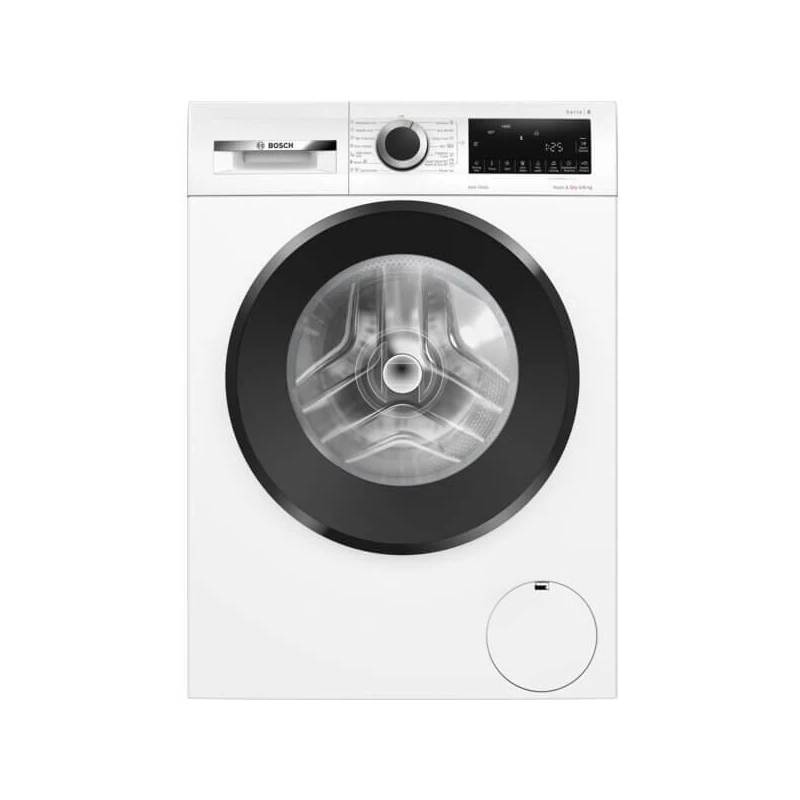 Bosch WNG24401BY Mosó-szárítógép , Serie6 , 9kg mosás , HomeConnect , 6kg szárítás , A , 1400 f , Fekete ajtó , Prémium TouchControl kijelző , AntiStain fotlautomatika