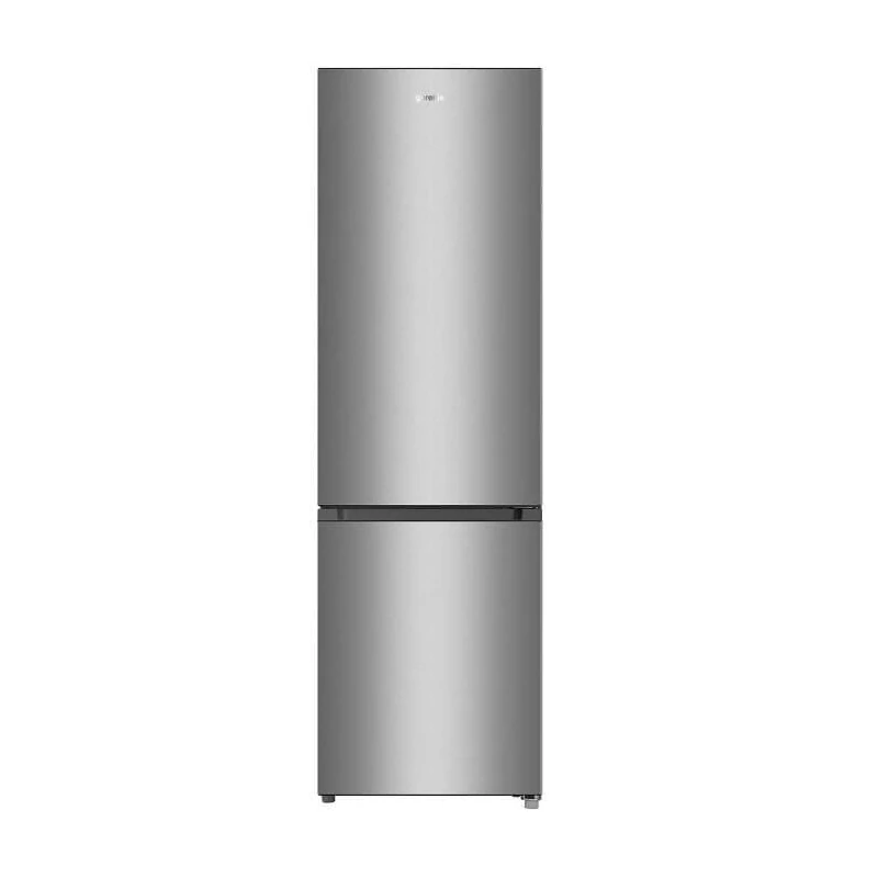 Gorenje RK418DPS4I Alulfagyasztós kombi hűtőszekrény - Integrált fogantyúval, 198/71liter,"D" , Inverteres kompresszor, ezüst, 180x55x55,7cm