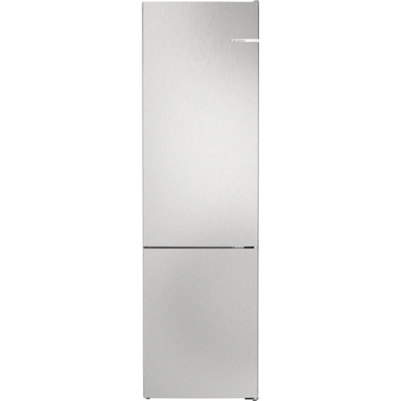 Bosch KGN392LCF Szabadonálló Kombinált hűtő/fagyasztó - Serie4 - Total NoFrost - 260+103 l nettó űrtartalom - 203x60x66cm - Szálcsiszolt acél színű - Energiaosztály: C - TouchControl kijelző