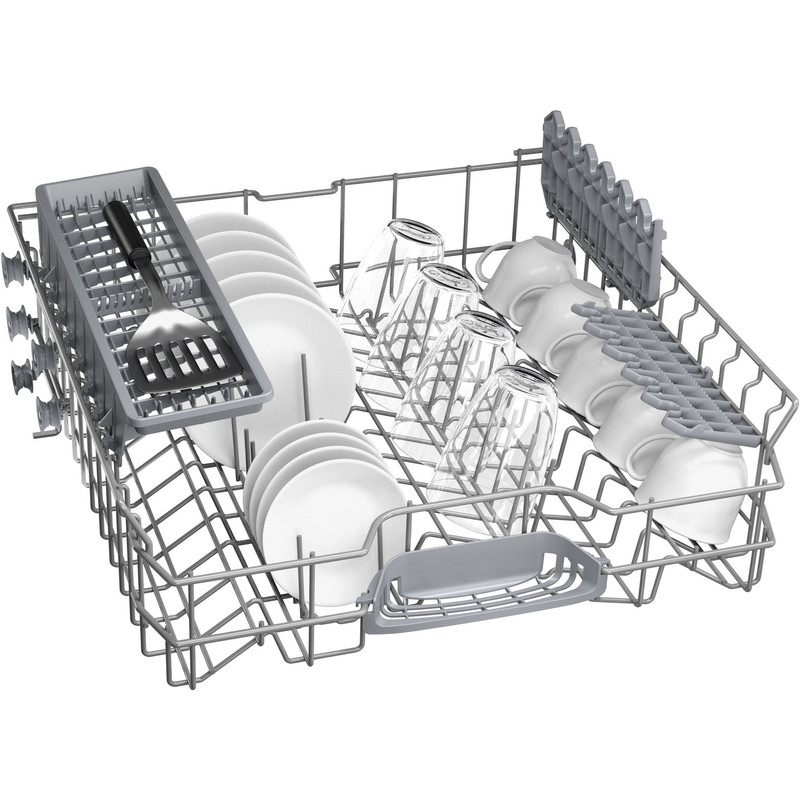 BOSCH SMI2HTS06E Beépíthető Mosogatógép, Serie 2, Home Connect, Nemesacél, 13 teríték,C, 5 program, 6 opció 9 l, 46 dB(A)