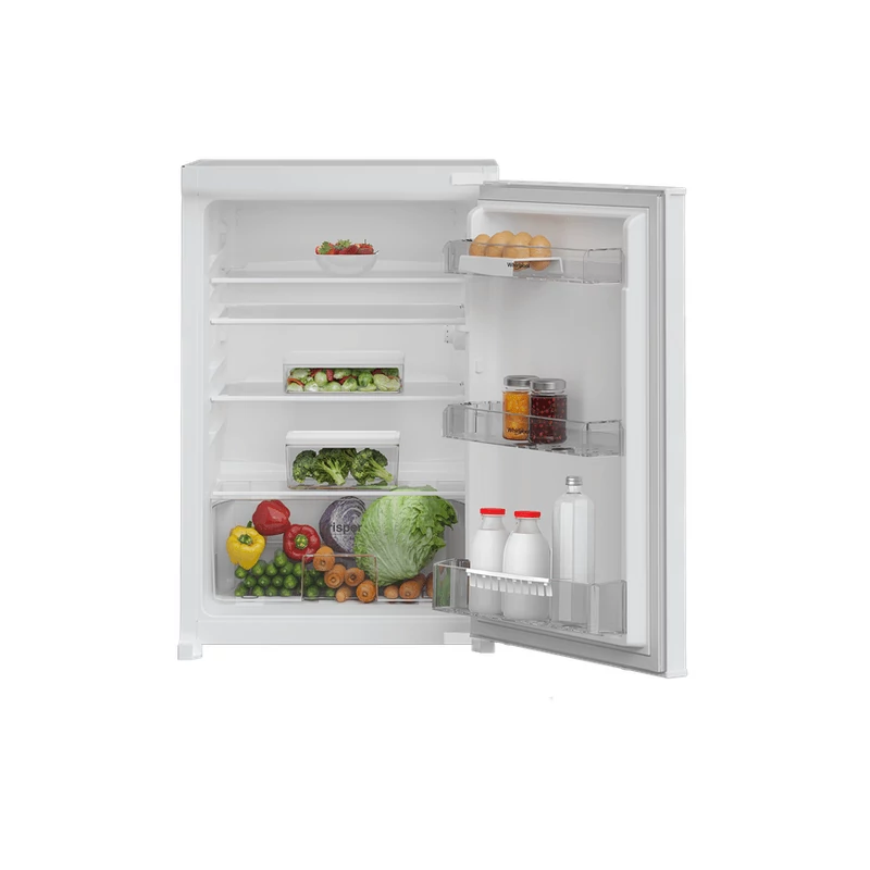 Whirlpool WHLS 2131B4 Beépíthető hűtő, 126 l, E , üvegpolcok, beépítési méretek: 85x60x55 cm