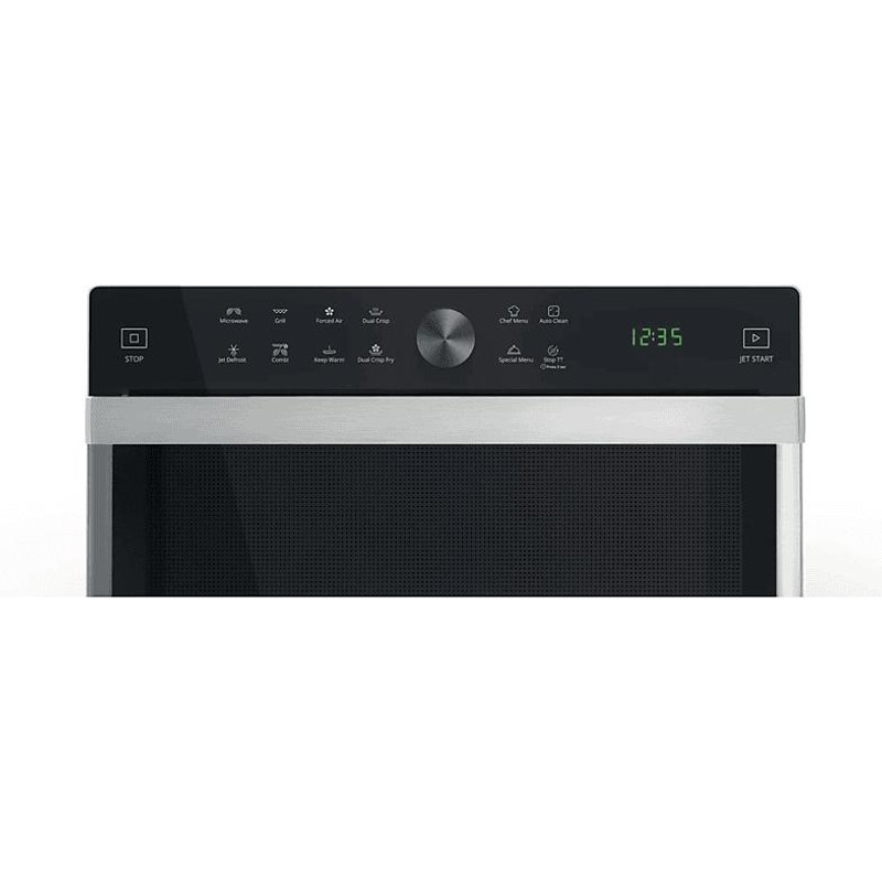 Whirlpool MWSC833SX Nagy térfogatú szabadonálló multifunkciós mikró, 33 L , Grill+Crisp+hőlégbefúvás, Chef menű(30 automatikus recept), inox Whirlpool MWSC833SX Nagy térfogatú szabadonálló multifunkciós mikró, 33 L , Grill+Crisp+hőlégbefúvás, Chef menű(30 automatikus recept), inox