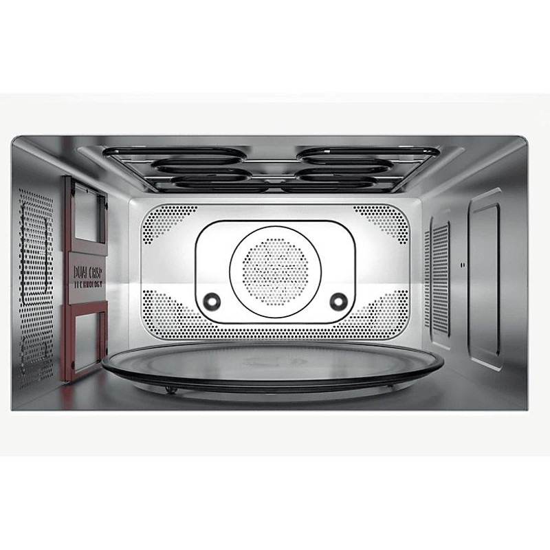 Whirlpool MWSC833SX Nagy térfogatú szabadonálló multifunkciós mikró, 33 L , Grill+Crisp+hőlégbefúvás, Chef menű(30 automatikus recept), inox Whirlpool MWSC833SX Nagy térfogatú szabadonálló multifunkciós mikró, 33 L , Grill+Crisp+hőlégbefúvás, Chef menű(30 automatikus recept), inox