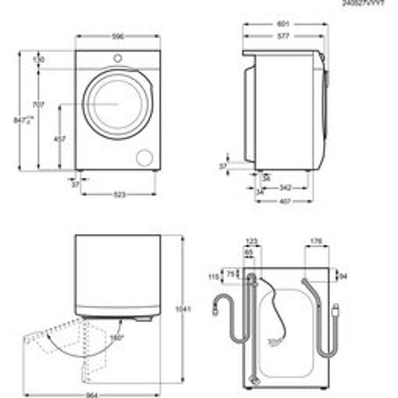 AEG LF5Z48BE AutoSense elöltöltős mosógép, Hygiene program gőzzel, A energiaosztály, 8 kg, 1400 f/p. AEG LF5Z48BE AutoSense elöltöltős mosógép, Hygiene program gőzzel, A energiaosztály, 8 kg, 1400 f/p.