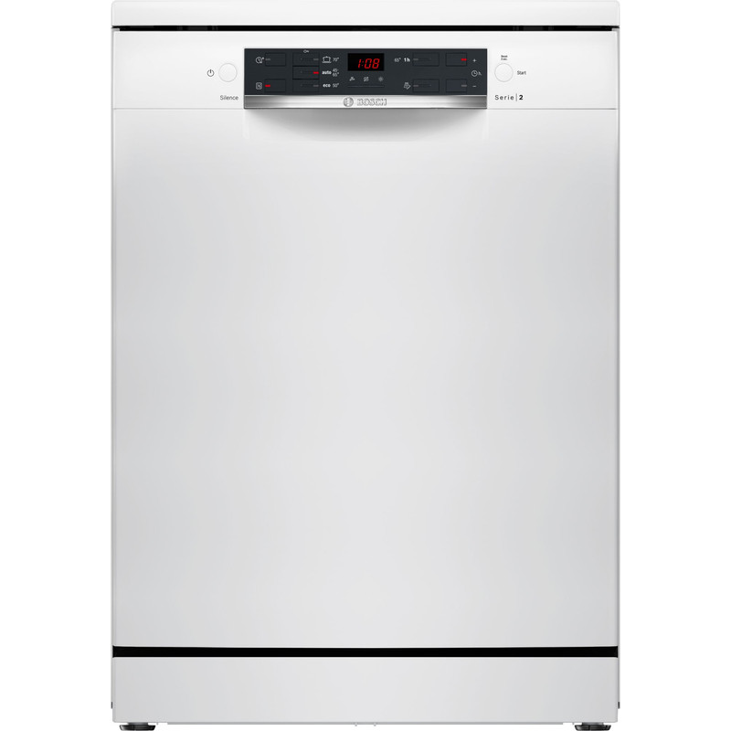 BOSCH SMS4HVW14E Szabadonálló Mosogatógép, Serie 4, Home Connect, Fehér-14 teríték, C, 6 program, 6 opció, LED kijelző, VarioDrawer, 9 l, 46 dB (A)