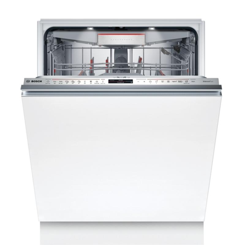 Bosch SMV8ECX01E Teljesen integrálható Mosogatógép - Serie 8 - Home Connect - 14 teríték - Energiaosztály:A - 8 program - 5 opció - Nagyméretű TFT kijelző - Érintőgombos vezérlés - EfficientDry szárítás - MaxFlex Pro kosárrendszer