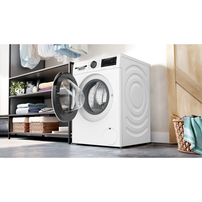 Bosch WGG2540NBY Elöltöltős mosógép - Serie6 - IronAssist gőzprogram - 10 kg - E energiaosztály: A - 1400 ford/perc - Fekete-fehér ajtó - Prémium TouchControl kijelző Bosch WGG2540NBY Elöltöltős mosógép - Serie6 - IronAssist gőzprogram - 10 kg - E energiaosztály: A - 1400 ford/perc - Fekete-fehér ajtó - Prémium TouchControl kijelző
