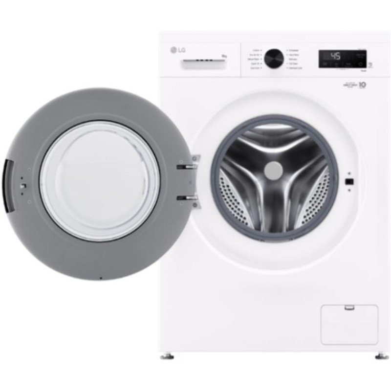 LG F4X1008NWK szabadonálló gőzmosógép, 8 kg, 1350 f, gőzfunkció