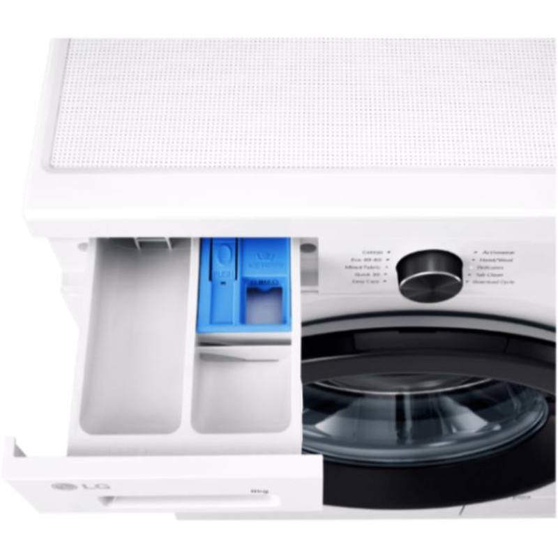 LG F4X1008NWK szabadonálló gőzmosógép, 8 kg, 1350 f, gőzfunkció