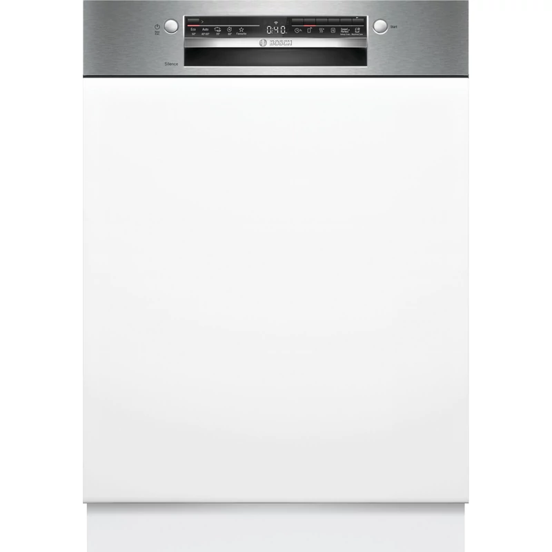 BOSCH SMI2HVS06E Beépíthető Mosogatógép, Serie 2, Home Connect, Nemesacél, 14 teríték, C, 5 program, 6 opció  VarioDrawer, 9 l, 46 dB(A)