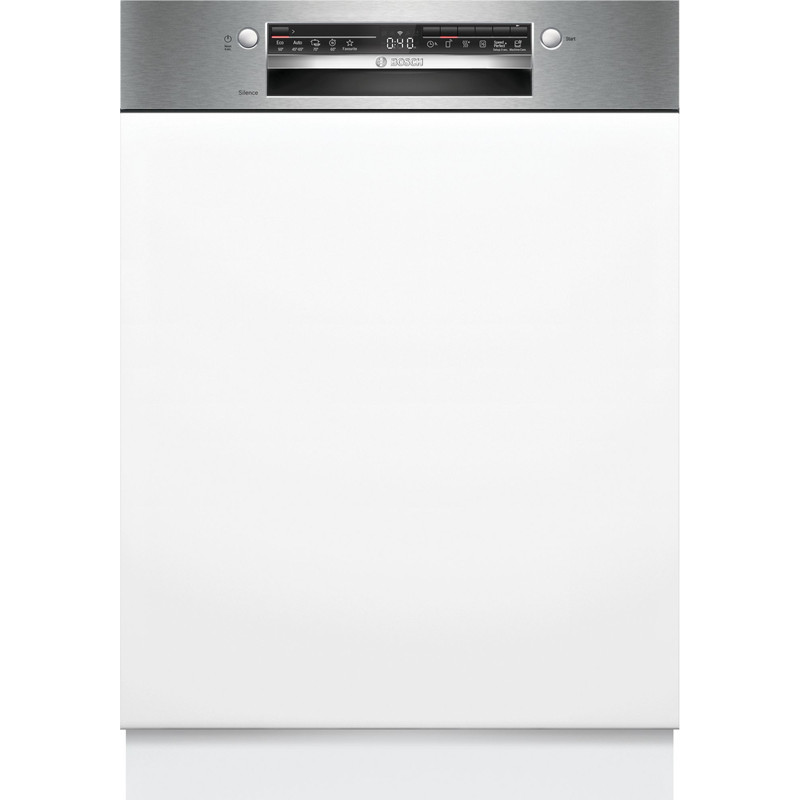 BOSCH SMI4HCS07E Beépíthető Mosogatógép, Serie 4, Home Connect, Nemesacél, 14 teríték, C, 6 program, 6 opció Flex kosárrendszer, VarioDrawer, 9 l, 42 dB(A)