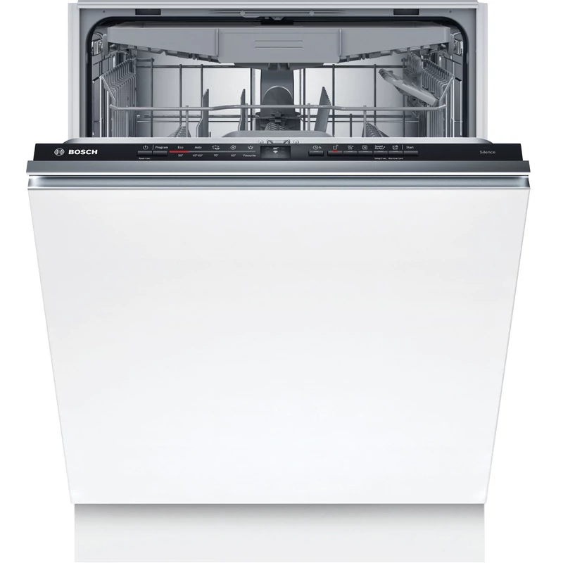 BOSCH SMV2HVX06E Teljesen integrálható Mosogatógép, Serie 2, Home Connect, 14 teríték, C, 6 program, 6 opció, Digitális kijelző  VarioDrawer, 9 l, 42 dB(A)
