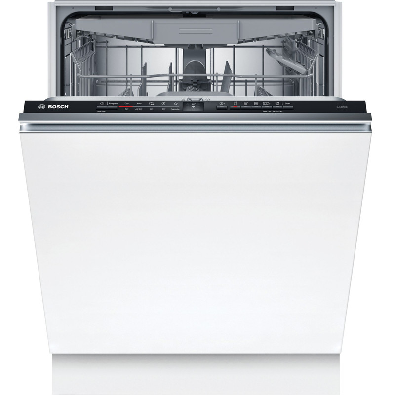BOSCH SBH4HVX14E Teljesen integrálható Mosogatógép, Serie 4, Home Connect, 14 teríték, C, 6 program, 6 opció, LED kijelző VarioFlex kosárrendszer, VarioDrawer, 9 l, 46 dB(A)