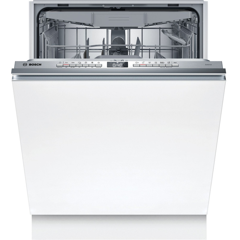 BOSCH SBV4HVX14E Teljesen integrálható Mosogatógép, Serie 4, Home Connect, 14 teríték, C, 6 program, 6 opció, LED kijelző VarioFlex kosárrendszer, VarioDrawer, 9 l, 46 dB(A)