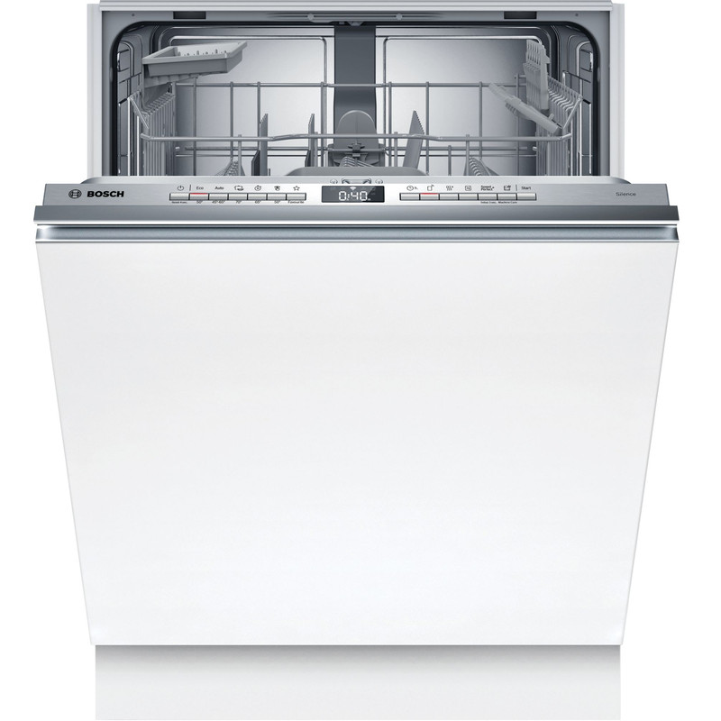 BOSCH SMV4HTX14E Teljesen integrálható Mosogatógép, Serie 4, Home Connect, 13 teríték, C, 6 program, 6 opció, LED kijelző VarioFlex kosárrendszer, 9 l, 42 dB(A)