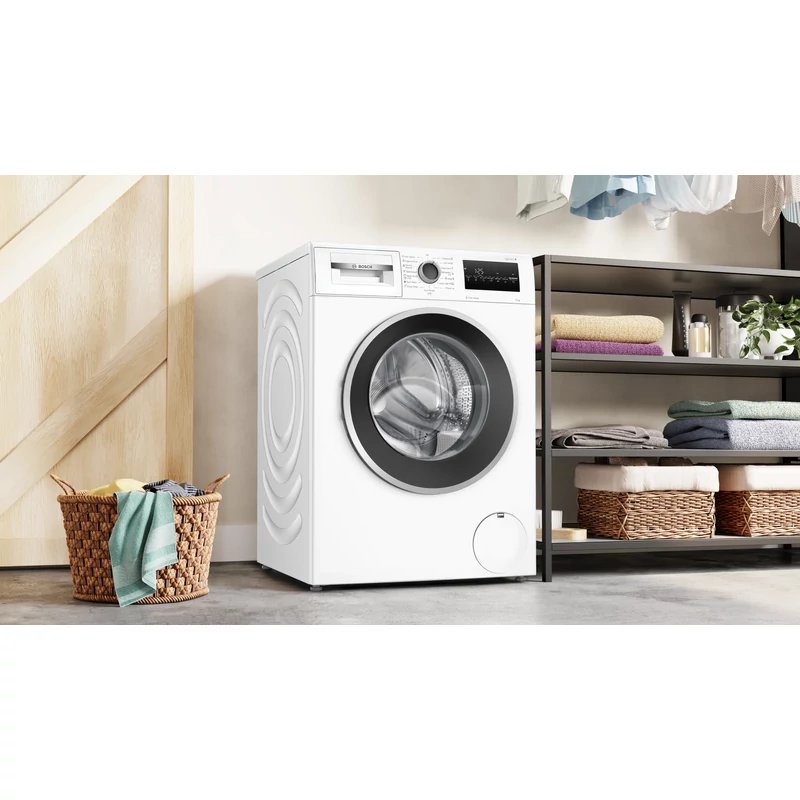 Bosch WAN2826NBY Elöltöltős mosógép , Serie4 , IronAssist gőzprogram , 9 kg , A , 1400 f, Fekete,inox ajtó , TouchControl kijelző Bosch WAN2826NBY Elöltöltős mosógép , Serie4 , IronAssist gőzprogram , 9 kg , A , 1400 f, Fekete,inox ajtó , TouchControl kijelző