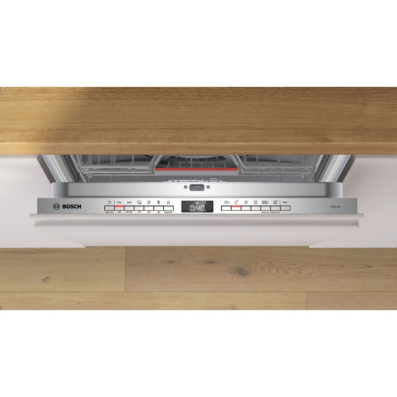 BOSCH SBV4HVX14E Teljesen integrálható Mosogatógép, Serie 4, Home Connect, 14 teríték, C, 6 program, 6 opció, LED kijelző VarioFlex kosárrendszer, VarioDrawer, 9 l, 46 dB(A) BOSCH SBV4HVX14E Teljesen integrálható Mosogatógép, Serie 4, Home Connect, 14 teríték, C, 6 program, 6 opció, LED kijelző VarioFlex kosárrendszer, VarioDrawer, 9 l, 46 dB(A)