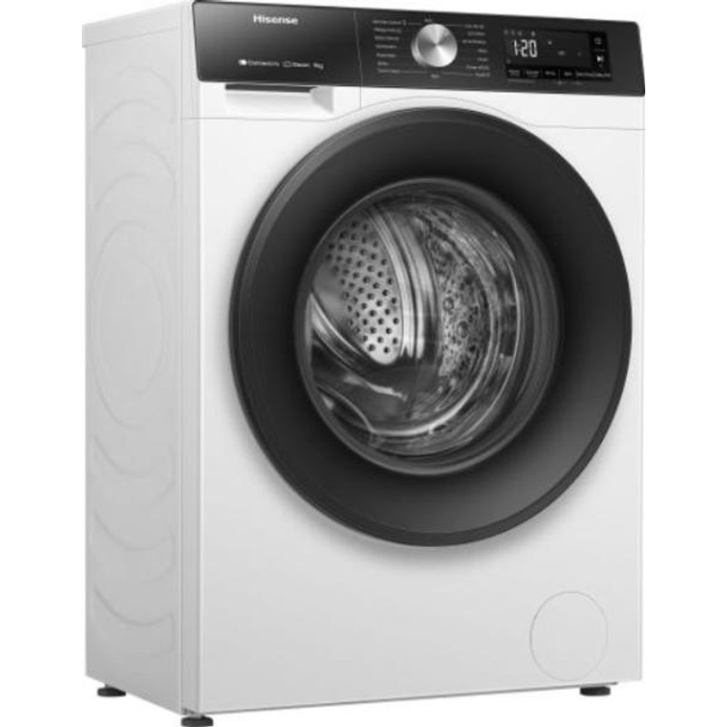 Hisense WF3S9043BW3 Mosógép, 9 kg / 60l, 1400 f, "A" , INVERTERES , WIFI - ConnetctLife képes, 15 perces gyorsprogram, AntiCrease gyűrődésmentesítés, AddCloth - ruha hozzáadása, GŐZPROGRAMOK, Totál AquaStop Hisense WF3S9043BW3 Mosógép, 9 kg / 60l, 1400 f, "A" , INVERTERES , WIFI - ConnetctLife képes, 15 perces gyorsprogram, AntiCrease gyűrődésmentesítés, AddCloth - ruha hozzáadása, GŐZPROGRAMOK, Totál AquaStop