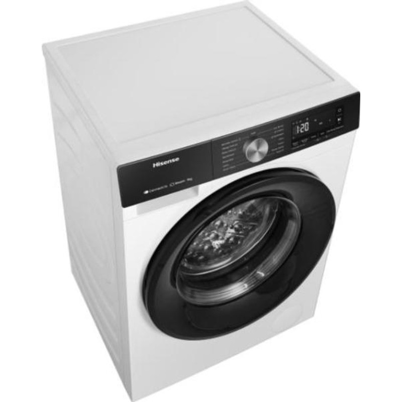 Hisense WF3S9043BW3 Mosógép, 9 kg / 60l, 1400 f, "A" , INVERTERES , WIFI - ConnetctLife képes, 15 perces gyorsprogram, AntiCrease gyűrődésmentesítés, AddCloth - ruha hozzáadása, GŐZPROGRAMOK, Totál AquaStop Hisense WF3S9043BW3 Mosógép, 9 kg / 60l, 1400 f, "A" , INVERTERES , WIFI - ConnetctLife képes, 15 perces gyorsprogram, AntiCrease gyűrődésmentesítés, AddCloth - ruha hozzáadása, GŐZPROGRAMOK, Totál AquaStop