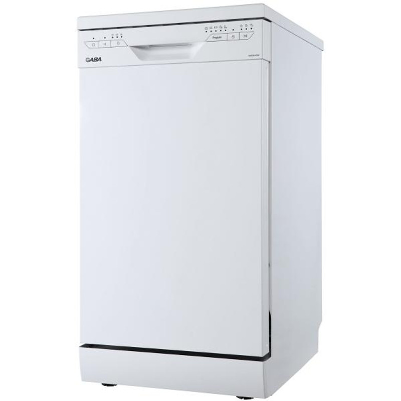 Gaba GMDW-45W szabadonálló keskeny mosogatógép, 10 teríték, fehér Gaba GMDW-45W szabadonálló keskeny mosogatógép, 10 teríték, fehér