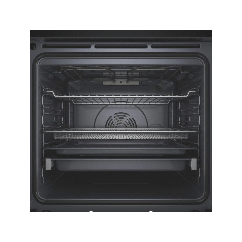 Whirlpool WOI5S8HM1SBA Fekete üveg, finoman csukódó sütőajtó , MF8, SmartClean (hidrolitikus) sütőtisztítás, "A+" teleszkópos sütősín, 73 liter Whirlpool WOI5S8HM1SBA Fekete üveg, finoman csukódó sütőajtó , MF8, SmartClean (hidrolitikus) sütőtisztítás, "A+" teleszkópos sütősín, 73 liter