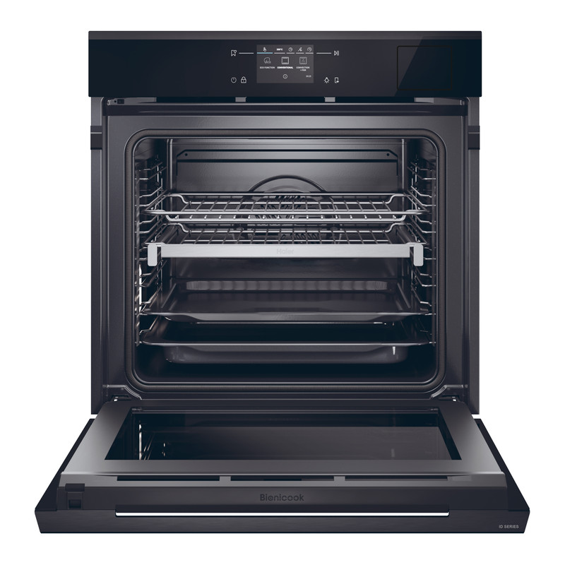 Haier H6-ID68C5SYTB Beépíthető sütő, gőz funkció, 78 L, pirolitikus öntisztítás, érintőképernyő, Wifi - okos funkciók Haier H6-ID68C5SYTB Beépíthető sütő, gőz funkció, 78 L, pirolitikus öntisztítás, érintőképernyő, Wifi - okos funkciók