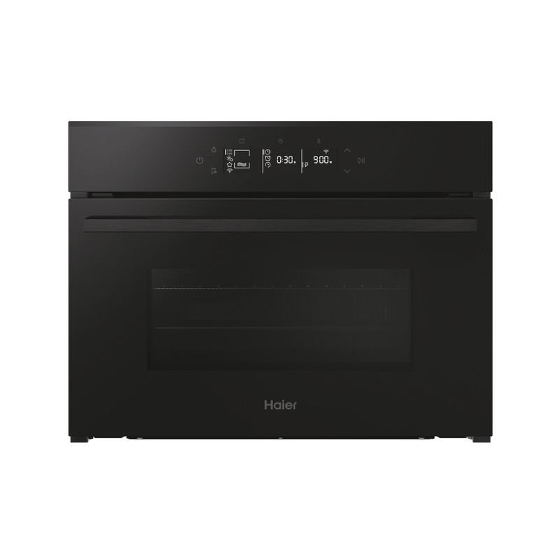 Haier H4MWID49G6NQB Beépíthető kompakt sütő és mikró, 44 L, AirFry és Joghurt funkciós, hOn applikáció vezérlés